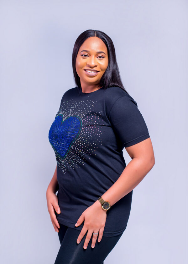 BLINGED T-SHIRT (BLU) - Image 2