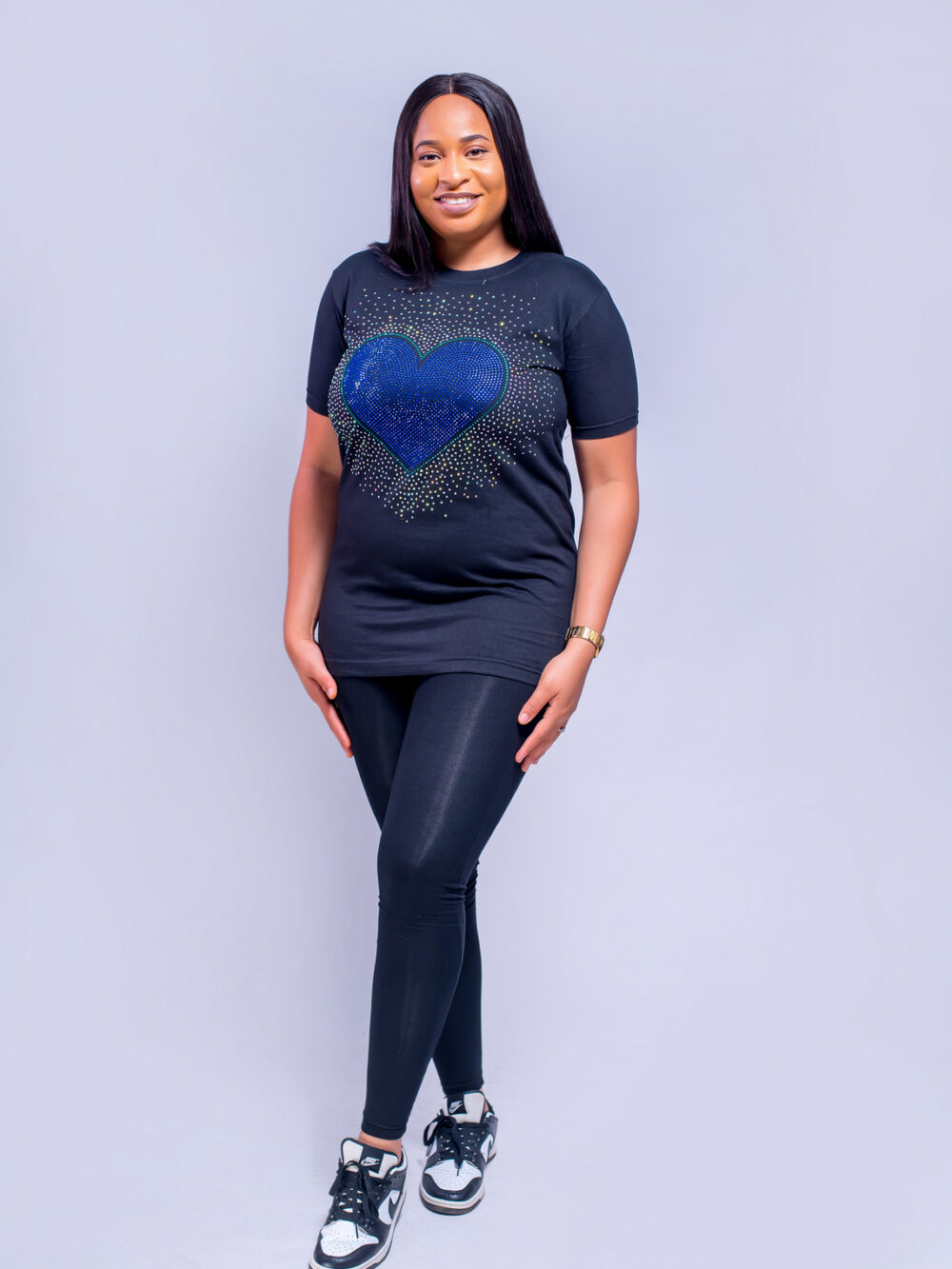 BLINGED T-SHIRT (BLU)