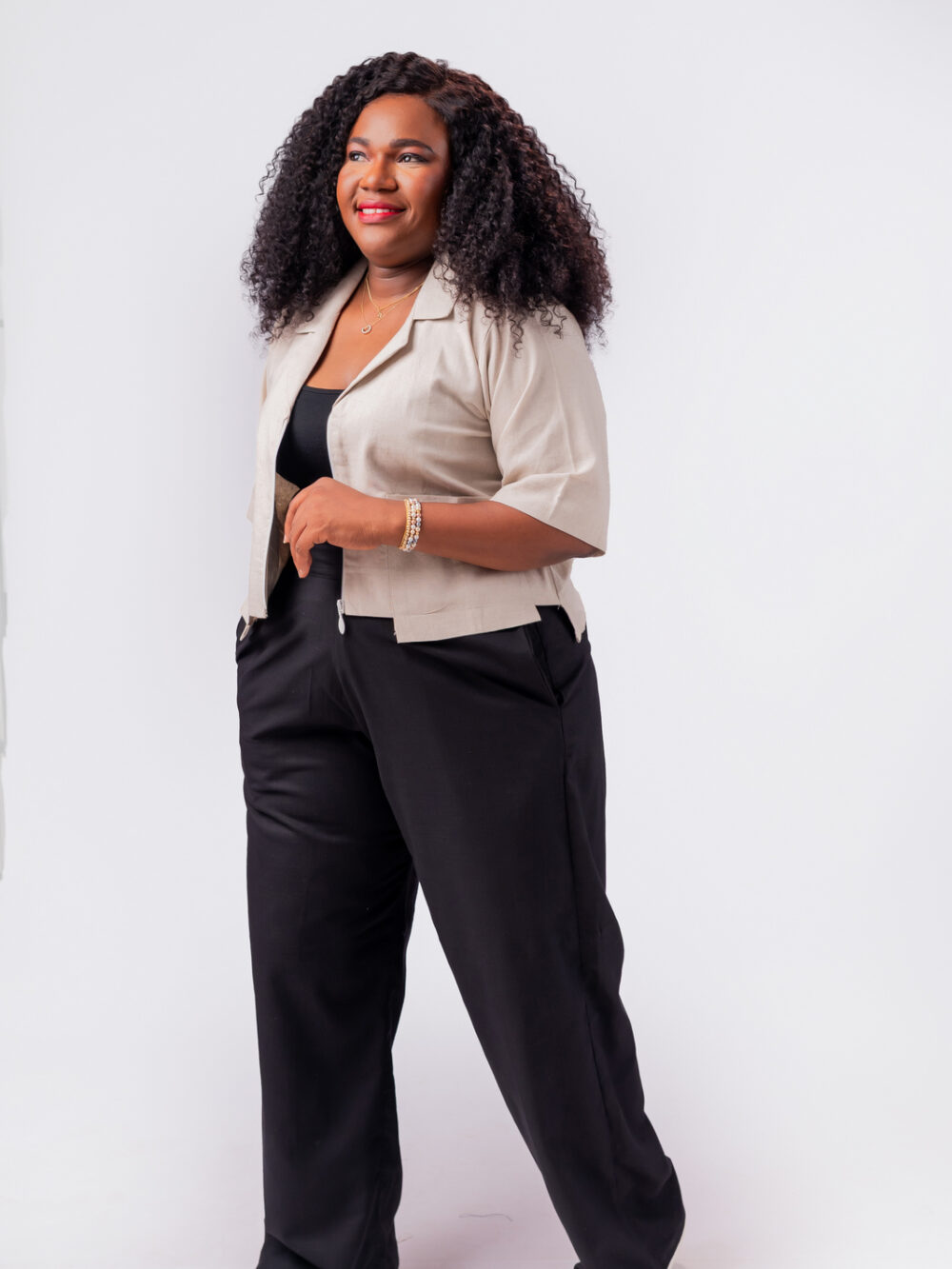 TOMI LINEN CROP TOP