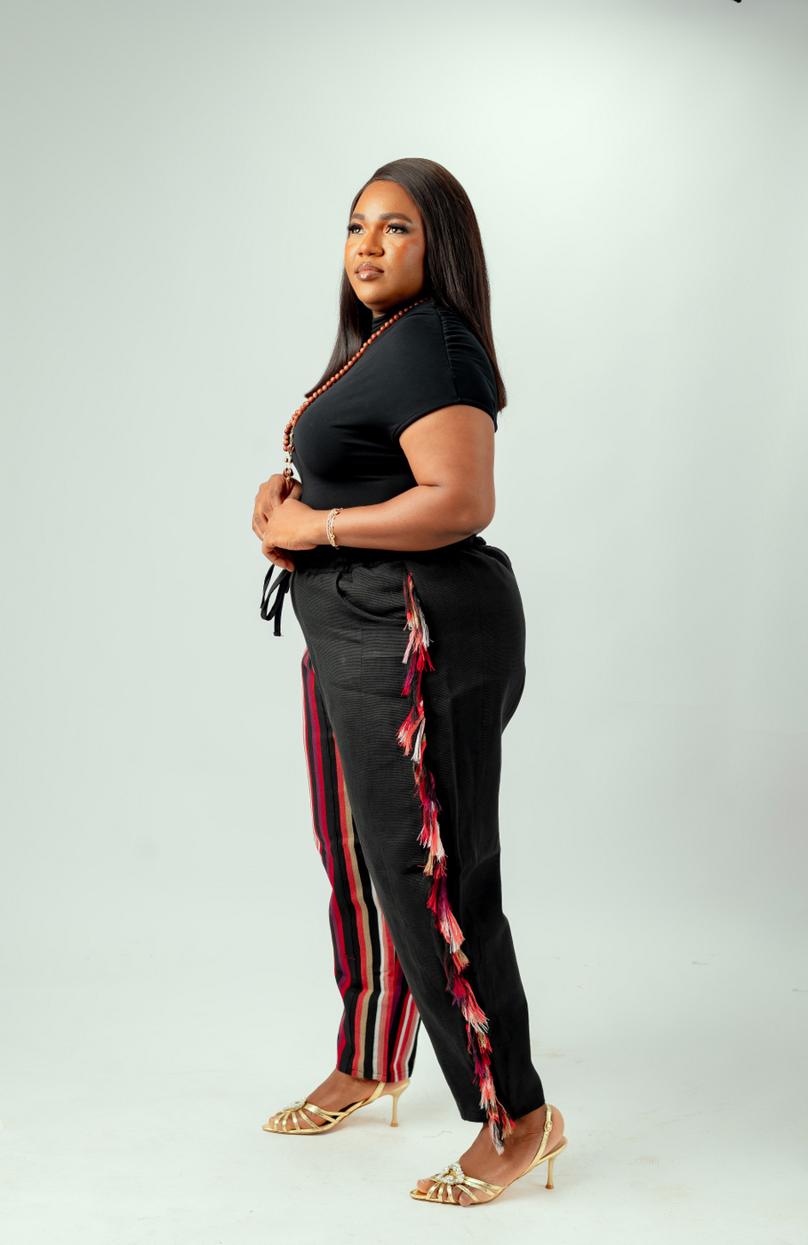 2 -TONE BARREL PANT - Image 2