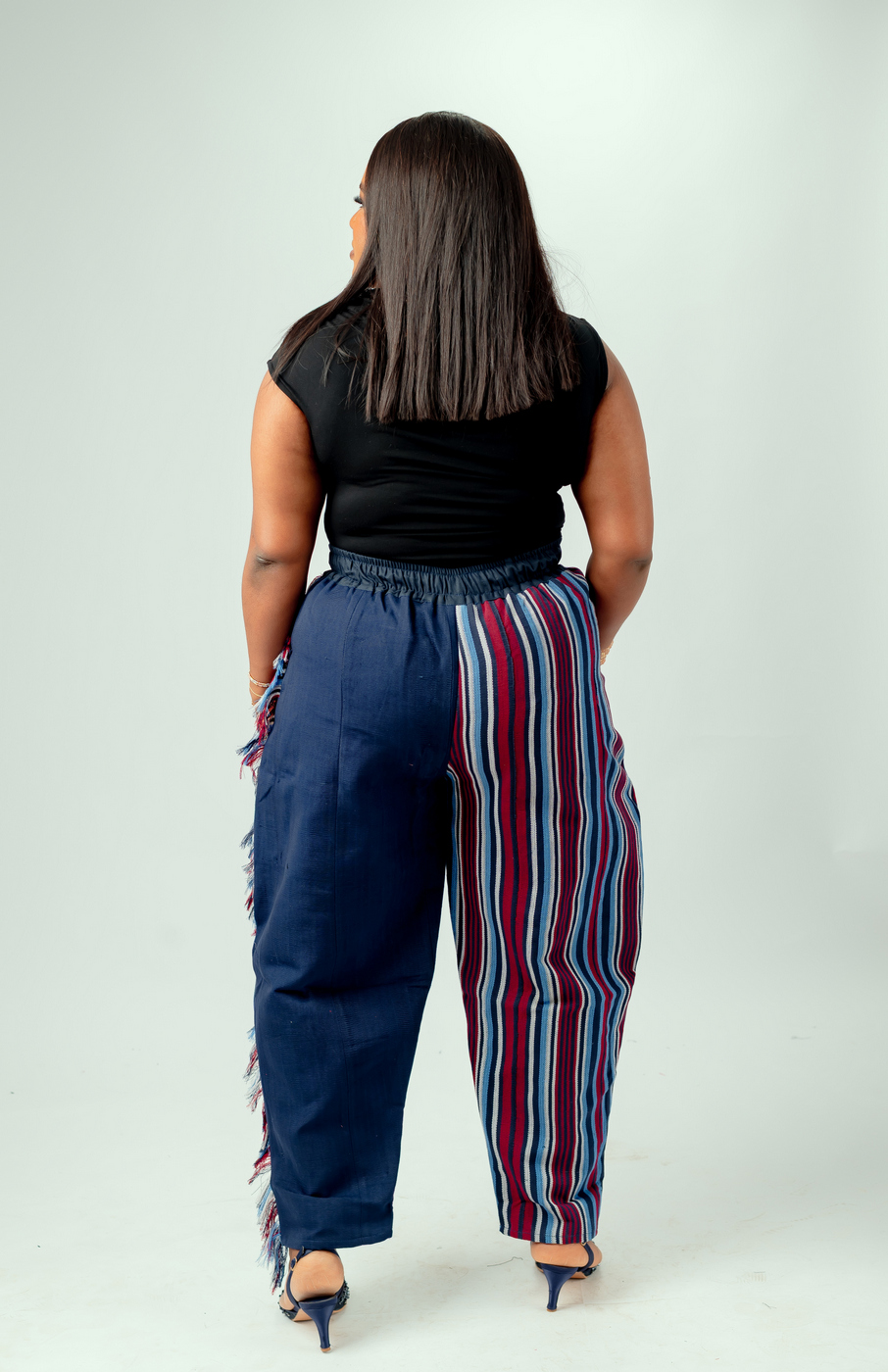 2 -TONE BARREL PANT - Image 3