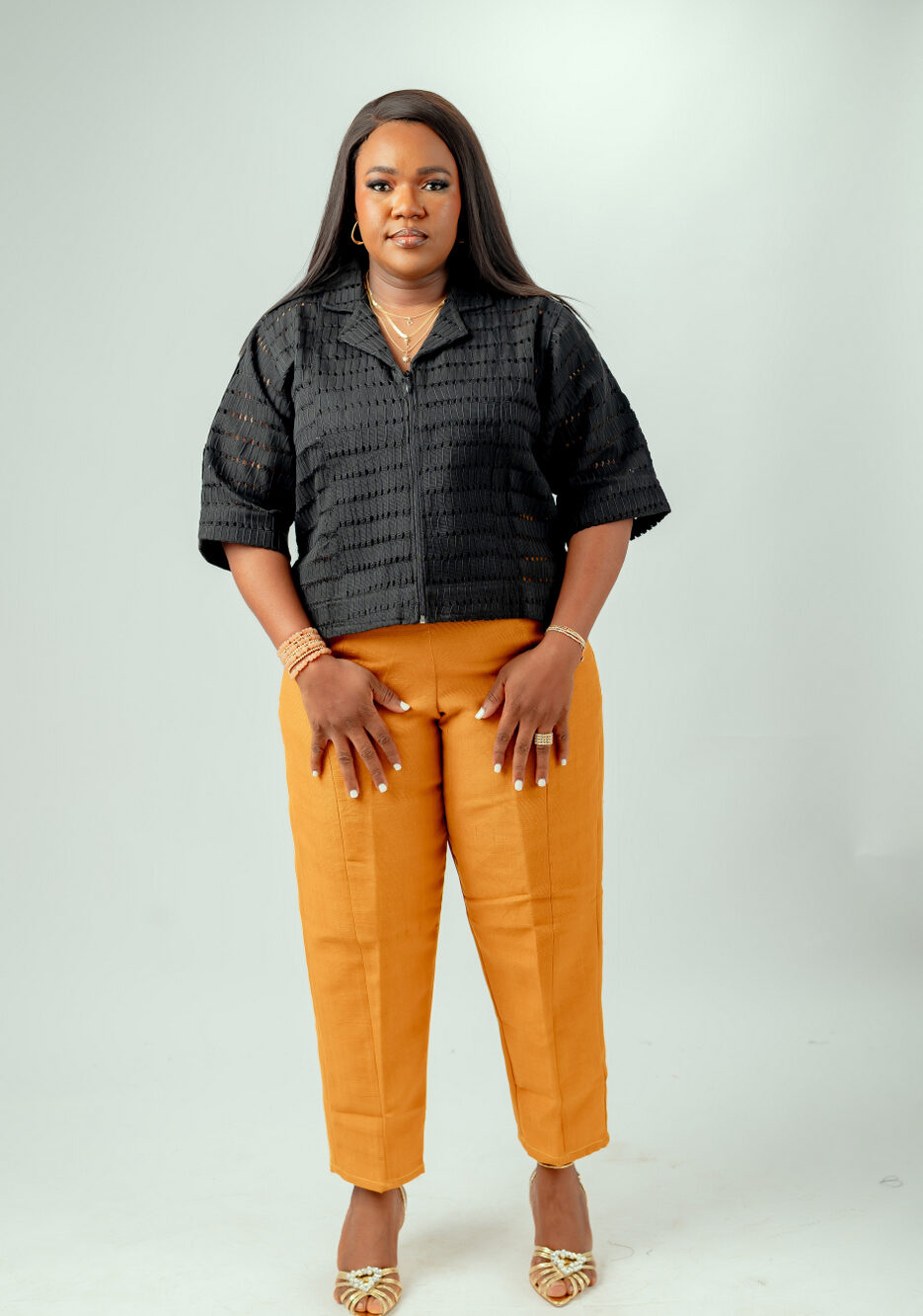 ASO-OKE PEGGED PANT
