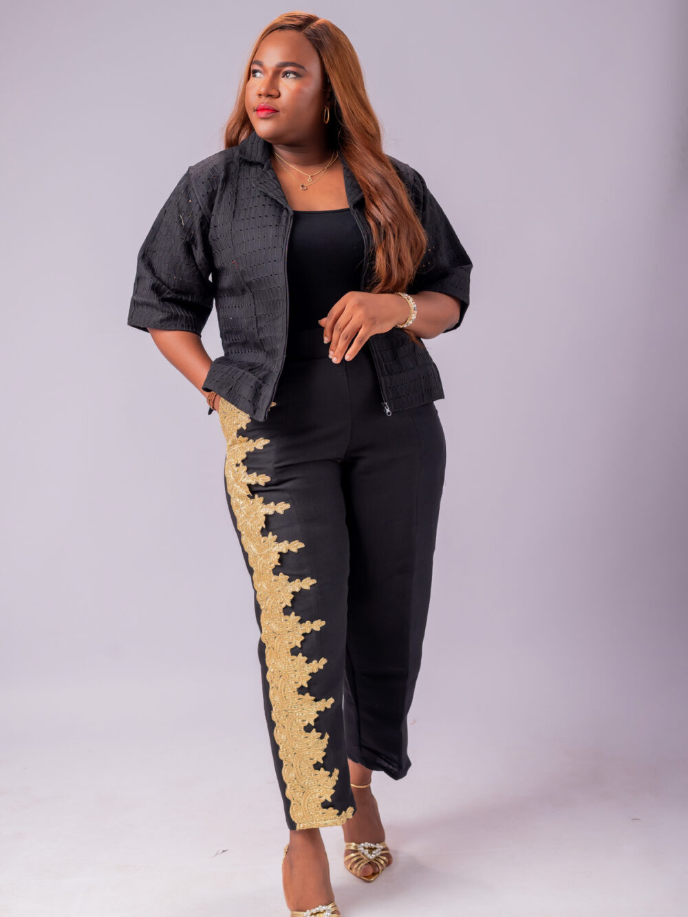 PEGGY EMBROIDERY PANT