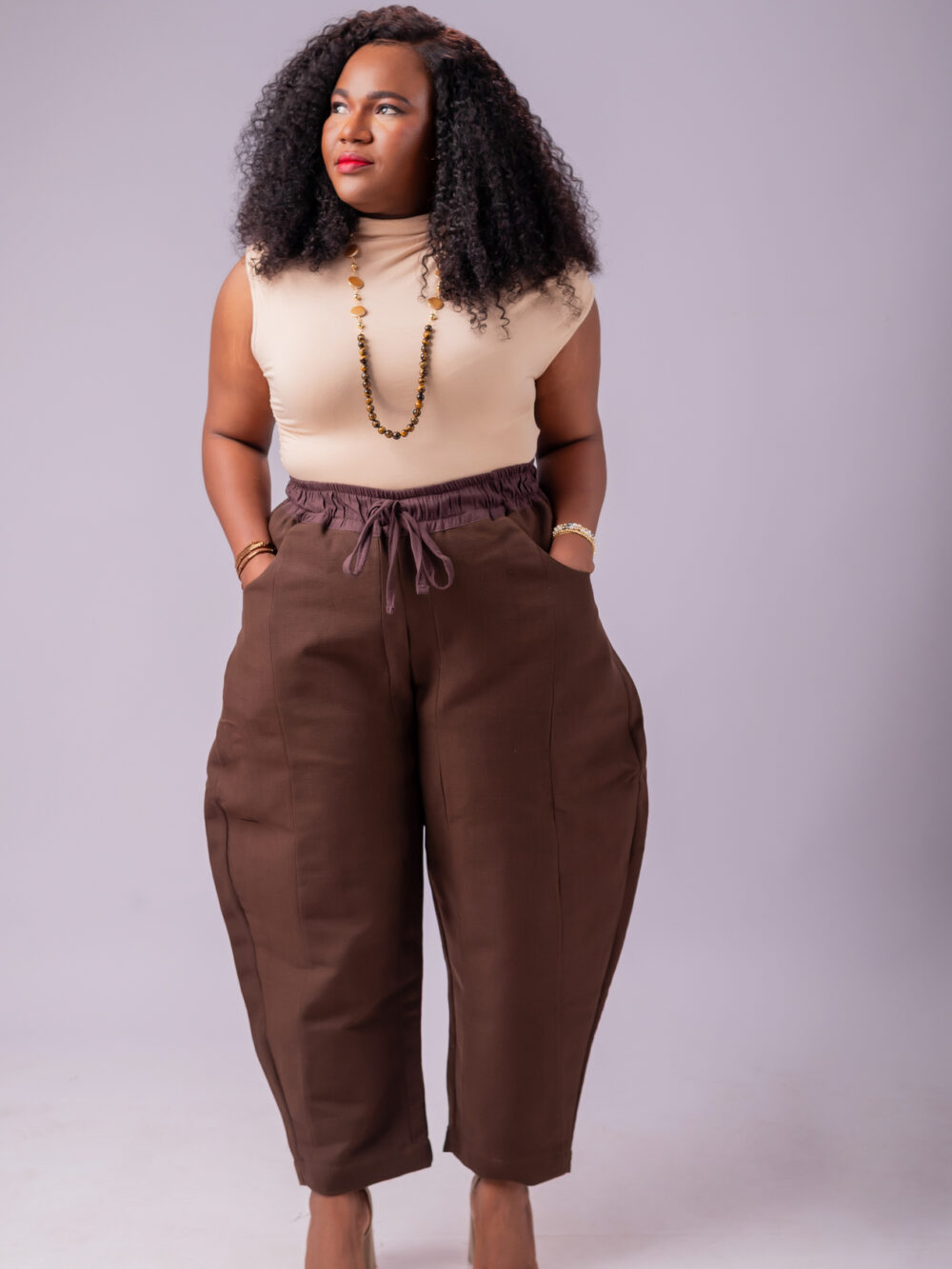 ASO-OKE BARREL PANT
