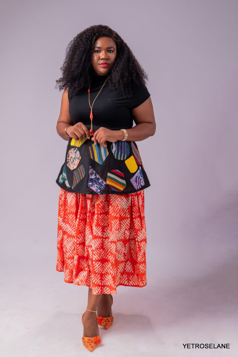 PATCHED PEPLUM BELT