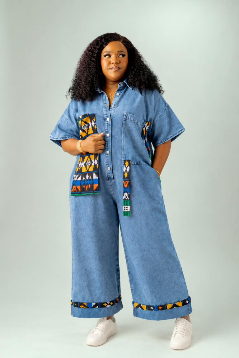 DENIM AKWETE JUMPSUIT